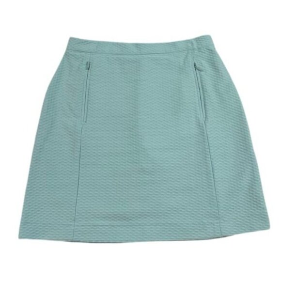 Tail Pants - Tail Tech Blue Textured Zippered Pockets Golf Skort SIZE-SMALL
